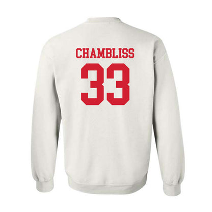 Nebraska - NCAA Football : Owen Chambliss - Generic Shersey Crewneck Sweatshirt-1