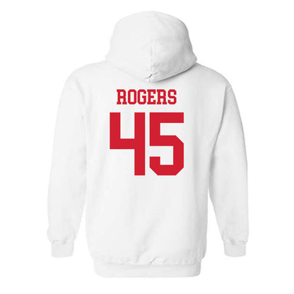 Nebraska - NCAA Football : Dylan Rogers - Generic Shersey Hooded Sweatshirt-1