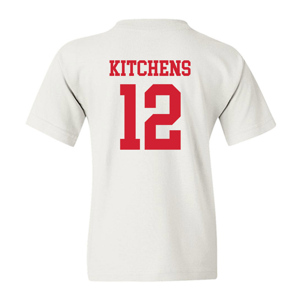 Nebraska - NCAA Baseball : Cole Kitchens - Generic Shersey Youth T-Shirt-1