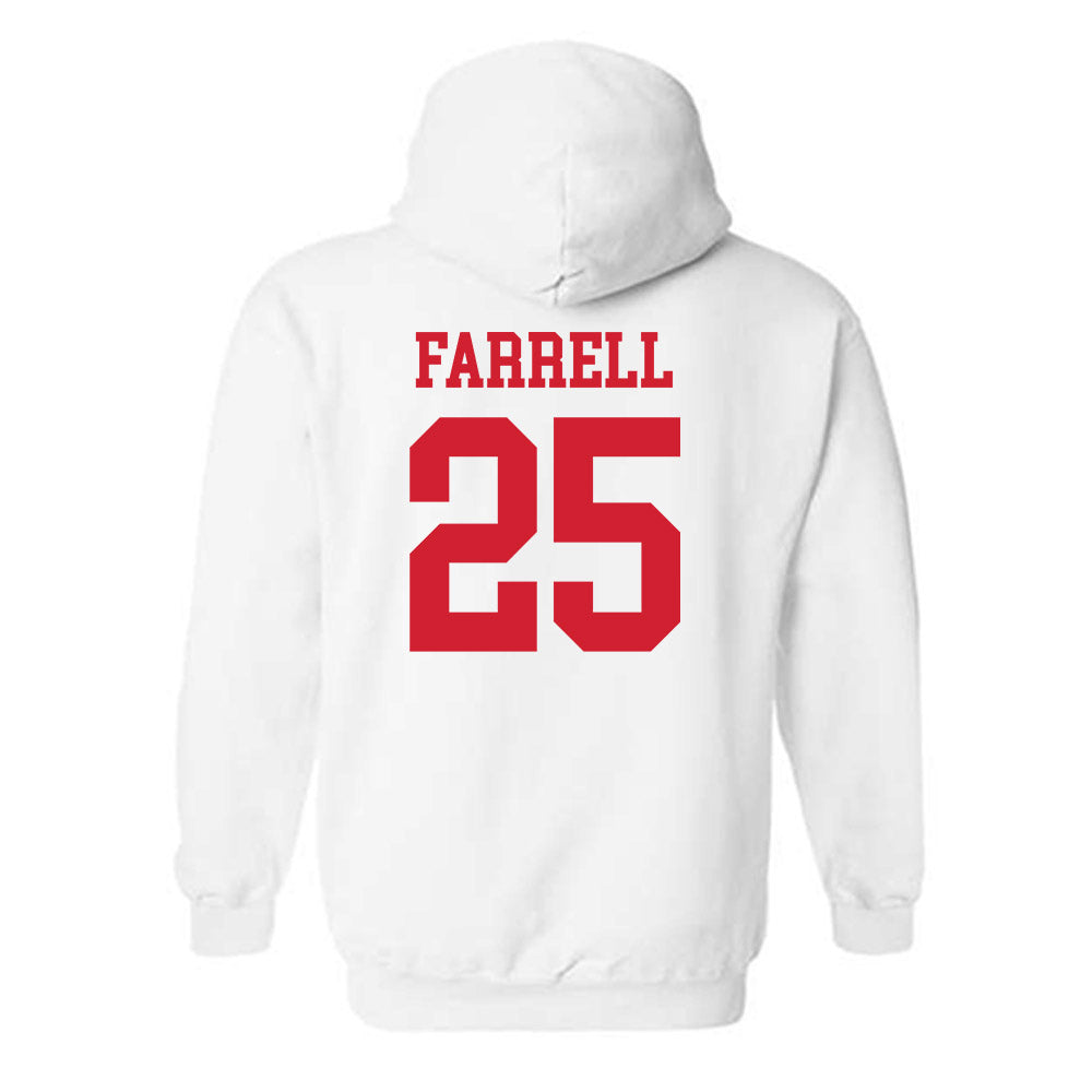 Nebraska - NCAA Softball : Jesse Farrell - Generic Shersey Hooded Sweatshirt-1