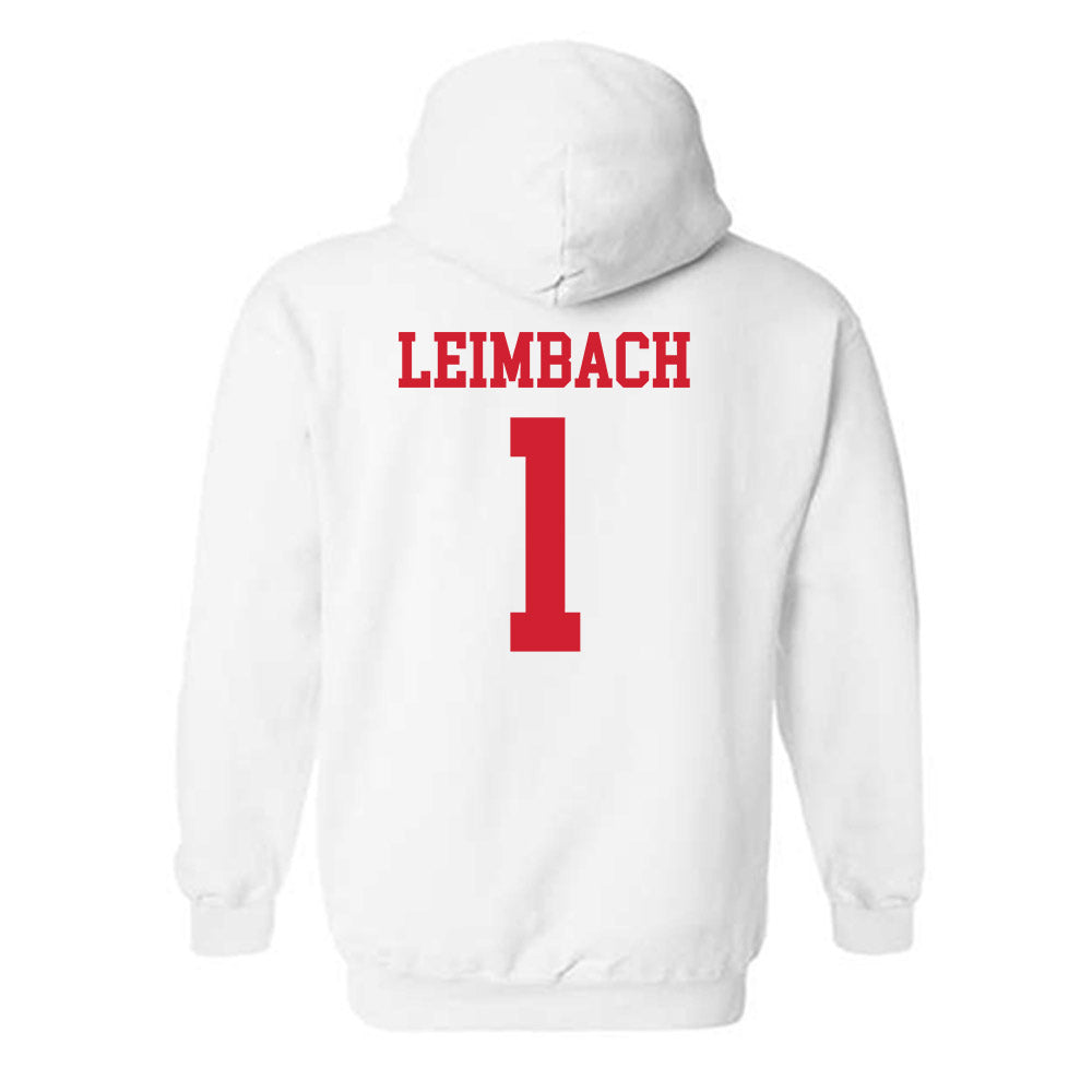 Nebraska - NCAA Women's Volleyball : Keri Leimbach - Generic Shersey Hooded Sweatshirt-1