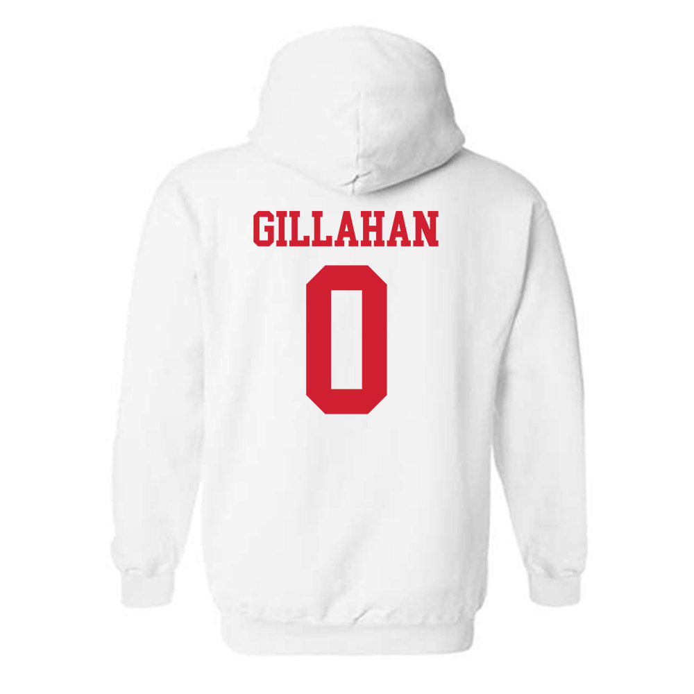 Nebraska - NCAA Women's Soccer : Avery Gillahan - Generic Shersey Hooded Sweatshirt-1