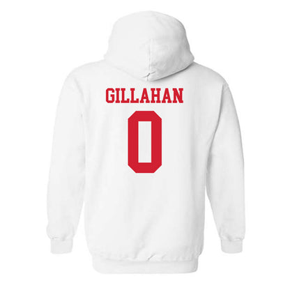 Nebraska - NCAA Women's Soccer : Avery Gillahan - Generic Shersey Hooded Sweatshirt-1