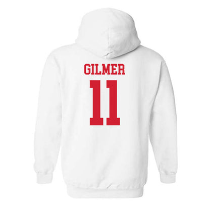 Nebraska - NCAA Football : Kwazi Gilmer - Generic Shersey Hooded Sweatshirt-1