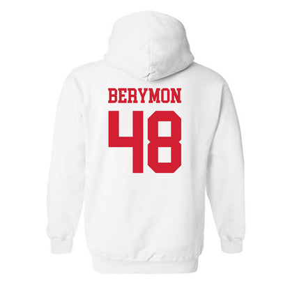 Nebraska - NCAA Football : Dylan Berymon - Generic Shersey Hooded Sweatshirt-1