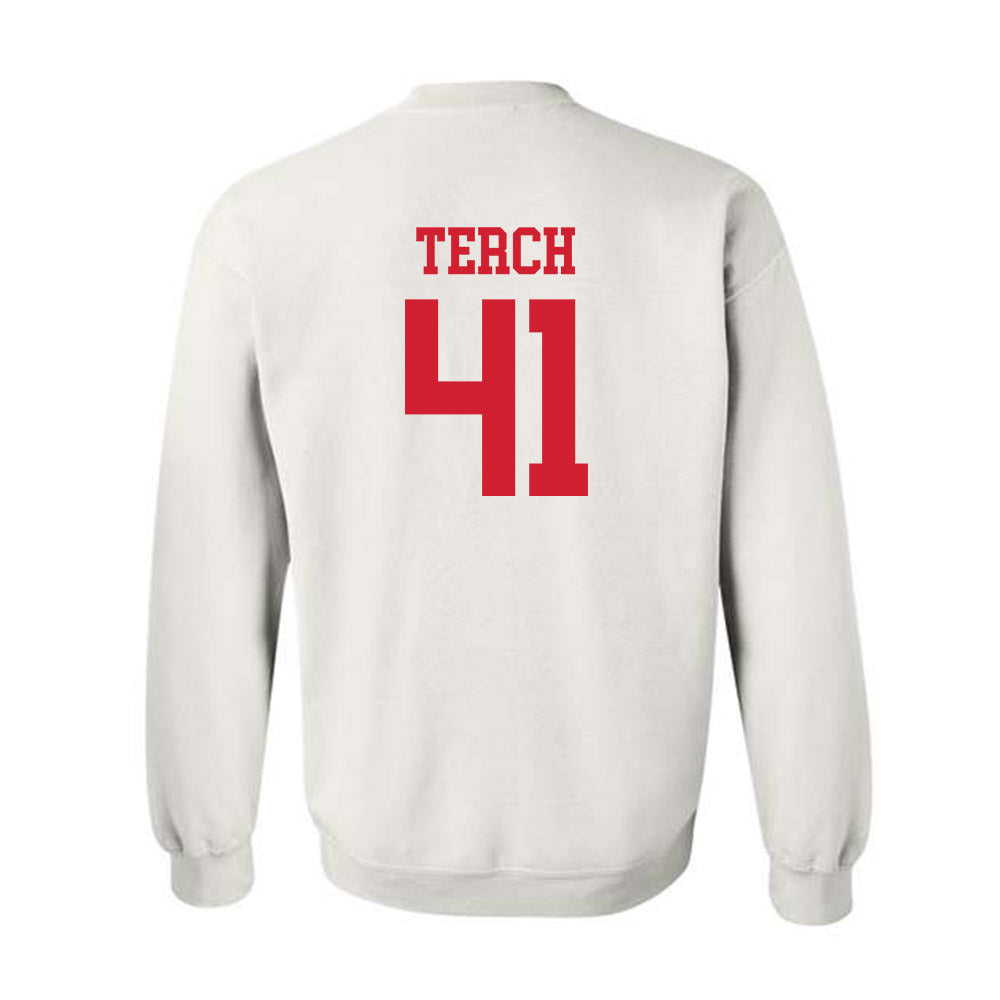 Nebraska - NCAA Football : Tanner Terch - Generic Shersey Crewneck Sweatshirt-1