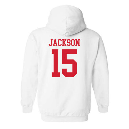 Nebraska - NCAA Women's Volleyball : Andi Jackson - Generic Shersey Hooded Sweatshirt-1