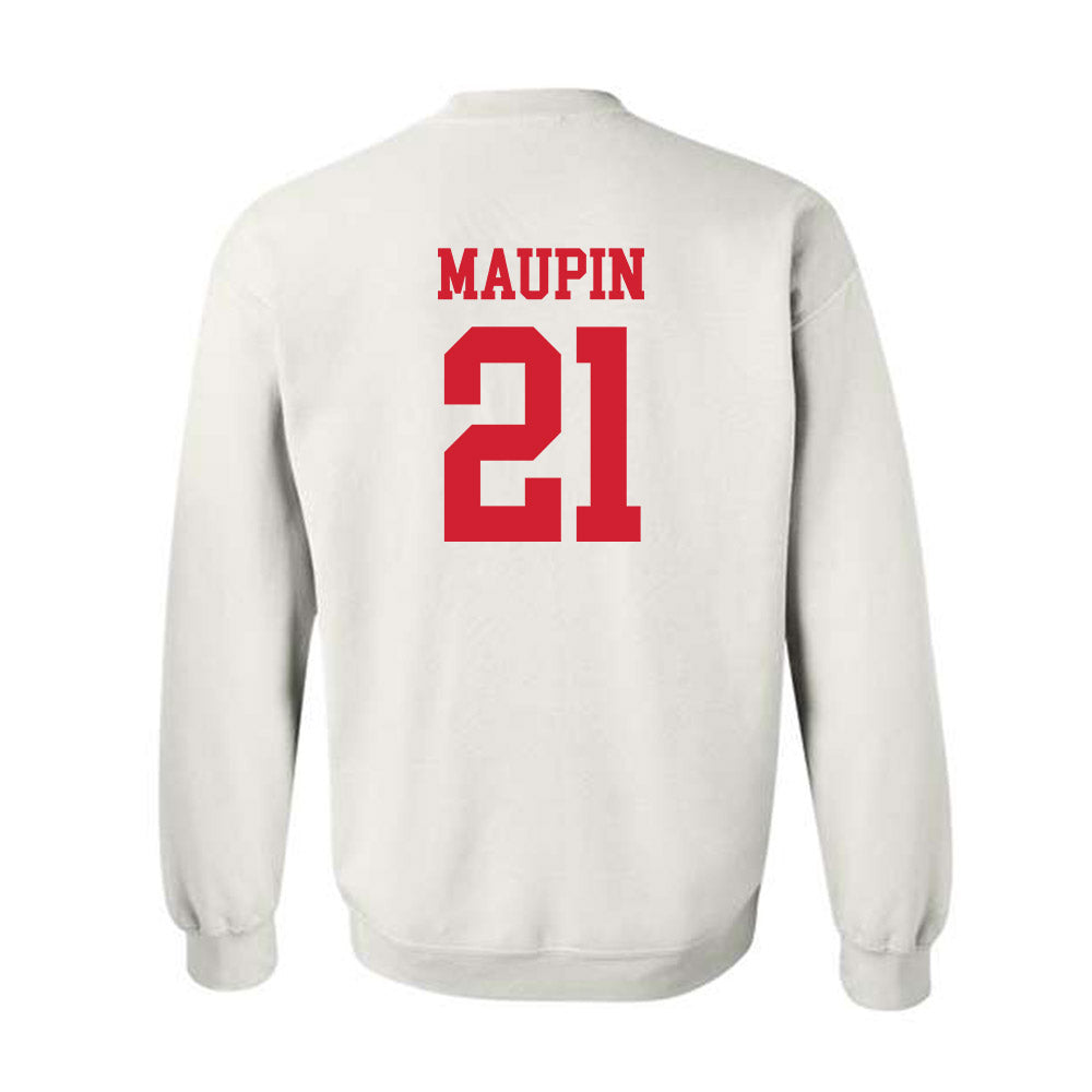 Nebraska - NCAA Women's Basketball : Eliza Maupin - Generic Shersey Crewneck Sweatshirt-1
