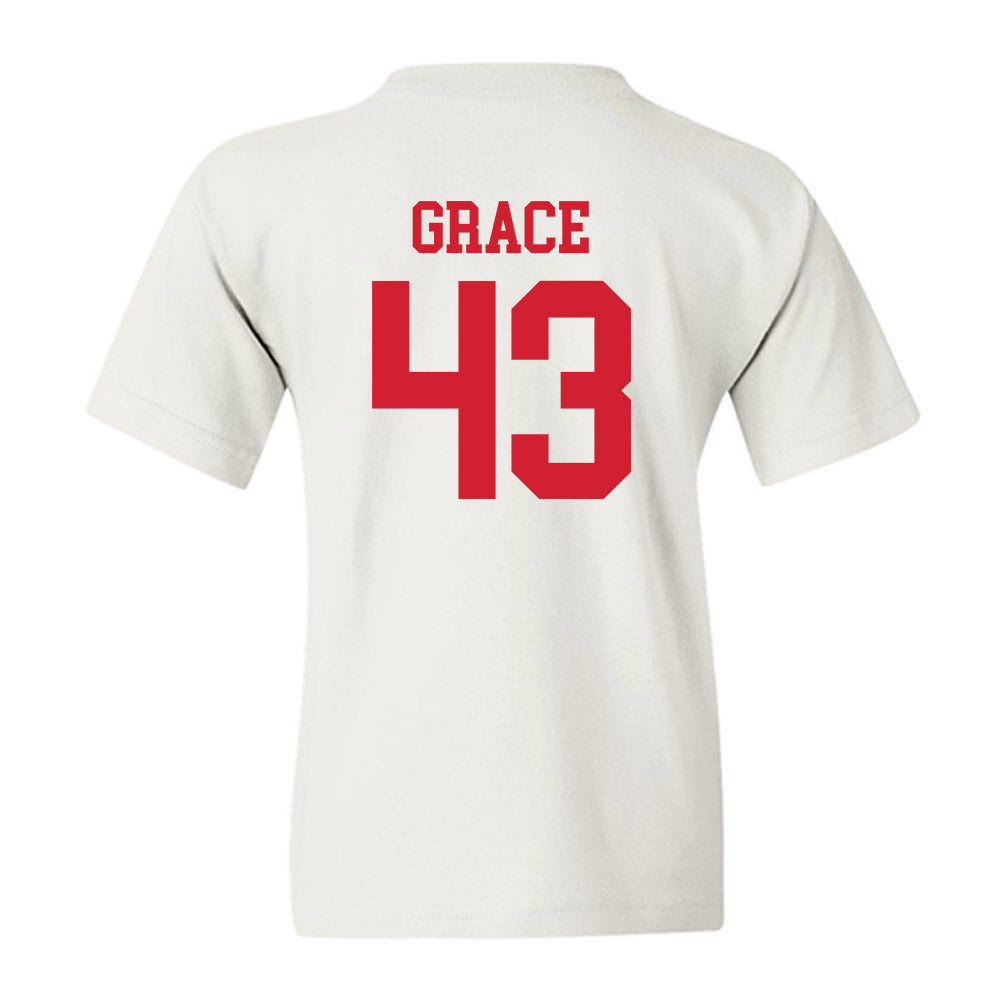 Nebraska - NCAA Baseball : Cooper Grace - Generic Shersey Youth T-Shirt-1