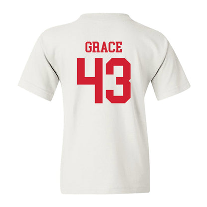 Nebraska - NCAA Baseball : Cooper Grace - Generic Shersey Youth T-Shirt-1