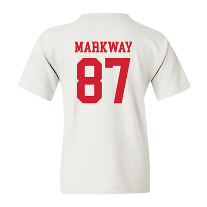 Nebraska - NCAA Football : Mac Markway - Generic Shersey Youth T-Shirt-1