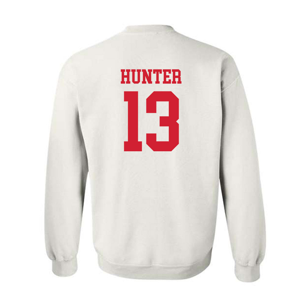 Nebraska - NCAA Football : Nyziah Hunter - Generic Shersey Crewneck Sweatshirt-1