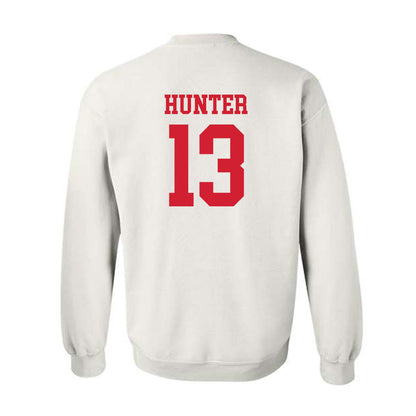 Nebraska - NCAA Football : Nyziah Hunter - Generic Shersey Crewneck Sweatshirt-1