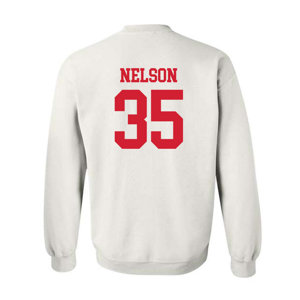 Nebraska - NCAA Football : Mekhi Nelson - Generic Shersey Crewneck Sweatshirt-1