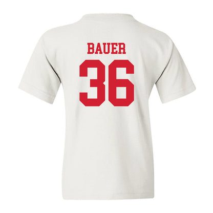 Nebraska - NCAA Football : Rowdy Bauer - Generic Shersey Youth T-Shirt-1