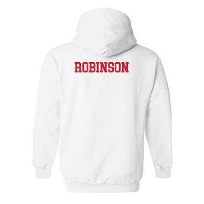 Nebraska - NCAA Wrestling : Vincent Robinson - Generic Shersey Hooded Sweatshirt-1