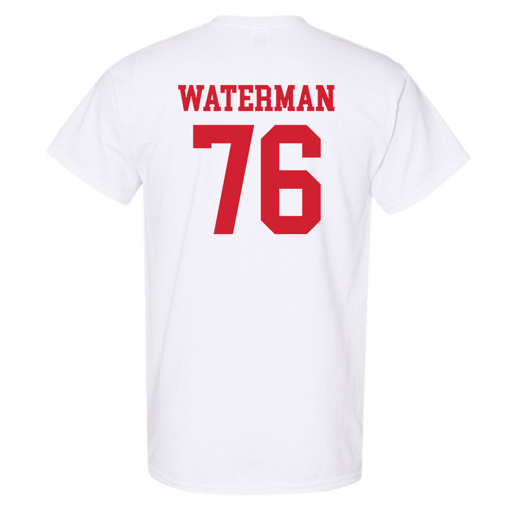 Nebraska - NCAA Football : Rex Waterman - Generic Shersey T-Shirt-1
