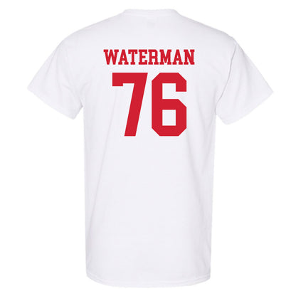Nebraska - NCAA Football : Rex Waterman - Generic Shersey T-Shirt-1