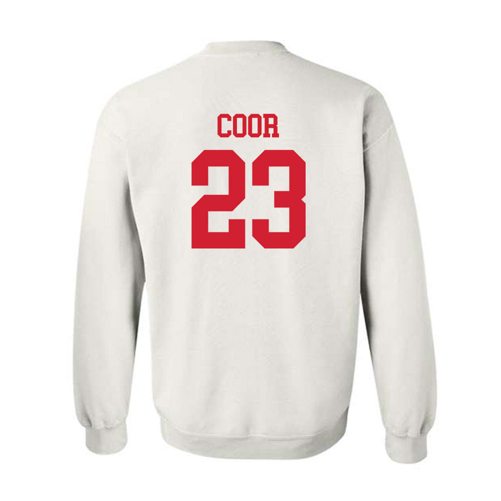Nebraska - NCAA Softball : Hannah Coor - Generic Shersey Crewneck Sweatshirt-1