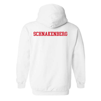 Nebraska - NCAA Men's Track & Field : Seth Schnakenberg - Generic Shersey Hooded Sweatshirt-1