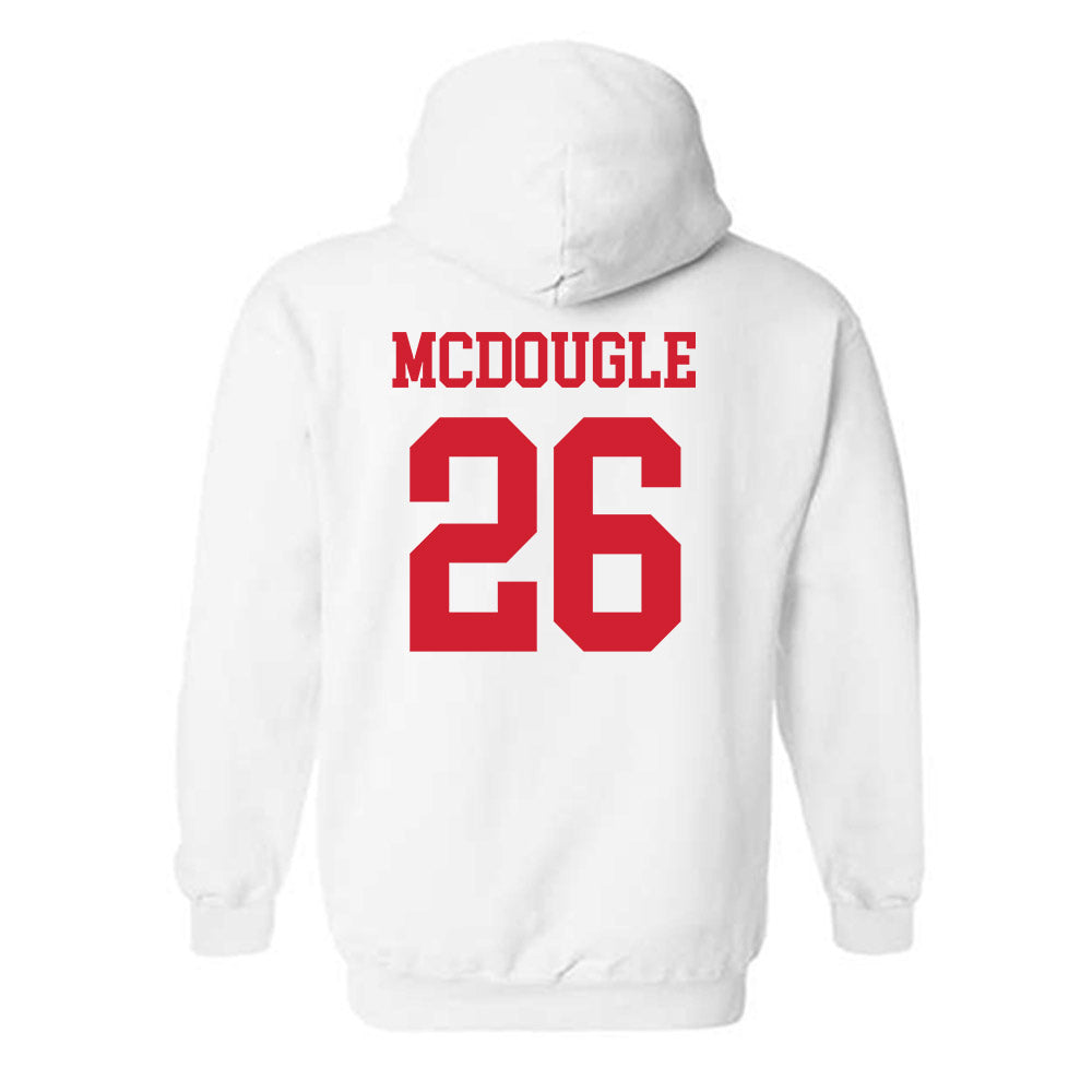 Nebraska - NCAA Football : Dwayne Mcdougle - Generic Shersey Hooded Sweatshirt-1