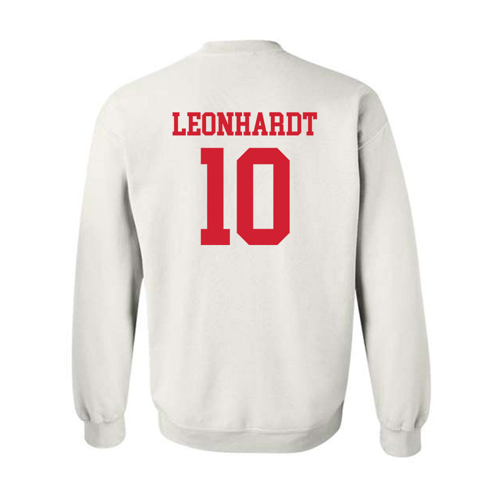 Nebraska - NCAA Men's Basketball : Trevan Leonhardt - Generic Shersey Crewneck Sweatshirt-1