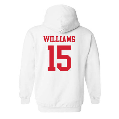 Nebraska - NCAA Softball : Kennadi Williams - Generic Shersey Hooded Sweatshirt-1