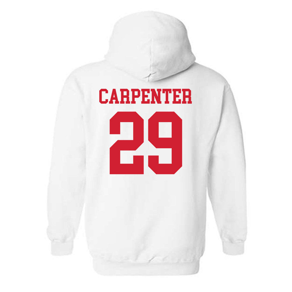 Nebraska - NCAA Women's Soccer : Kayma Carpenter - Generic Shersey Hooded Sweatshirt-1