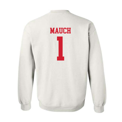 Nebraska - NCAA Women's Volleyball : Olivia Mauch - Generic Shersey Crewneck Sweatshirt-1