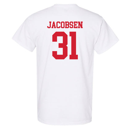 Nebraska - NCAA Men's Basketball : Cale Jacobsen - Generic Shersey T-Shirt-1
