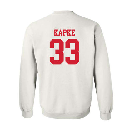 Nebraska - NCAA Men's Basketball : Boden Kapke - Generic Shersey Crewneck Sweatshirt-1
