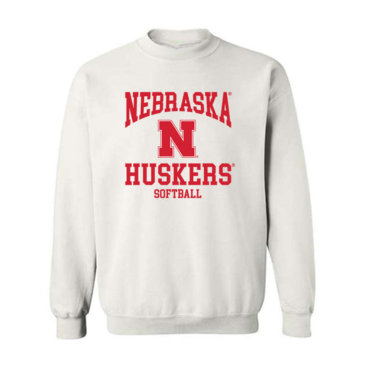 Nebraska - NCAA Softball : Jesse Farrell - Generic Shersey Crewneck Sweatshirt-0