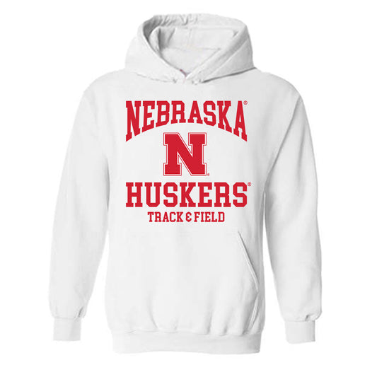 Nebraska - NCAA Men's Track & Field : Brett Schwartz - Generic Shersey Hooded Sweatshirt