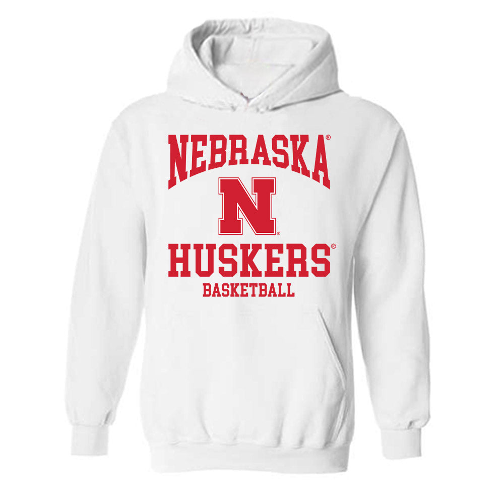 Nebraska - NCAA Women's Basketball : Madeline Stewart - Generic Shersey Hooded Sweatshirt-0