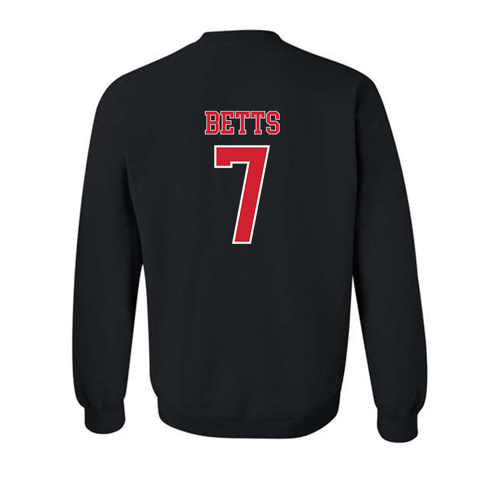 Nebraska - NCAA Men's Basketball : Kadyn Betts - Generic Shersey Crewneck Sweatshirt-1
