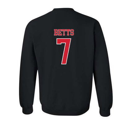 Nebraska - NCAA Men's Basketball : Kadyn Betts - Generic Shersey Crewneck Sweatshirt-1