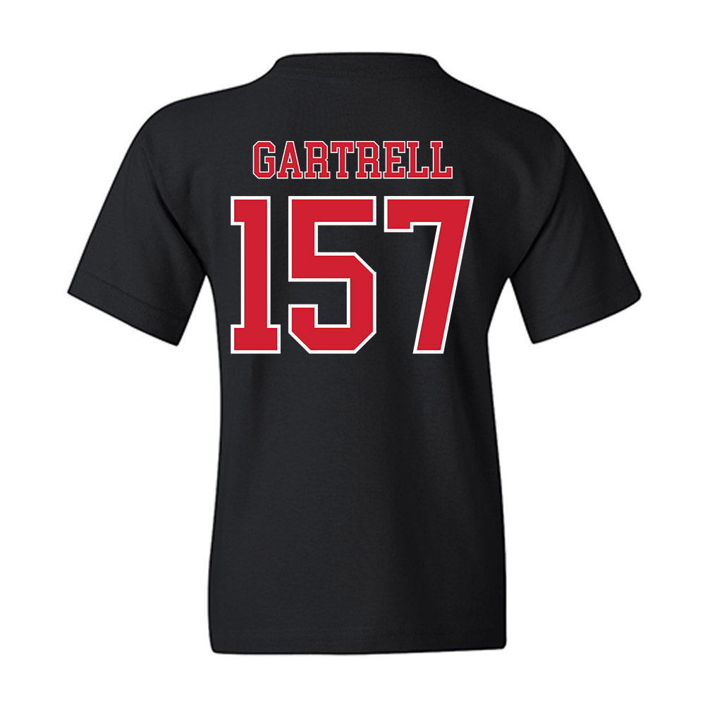 Nebraska - NCAA Wrestling : Dez Gartrell - Generic Shersey Youth T-Shirt-1