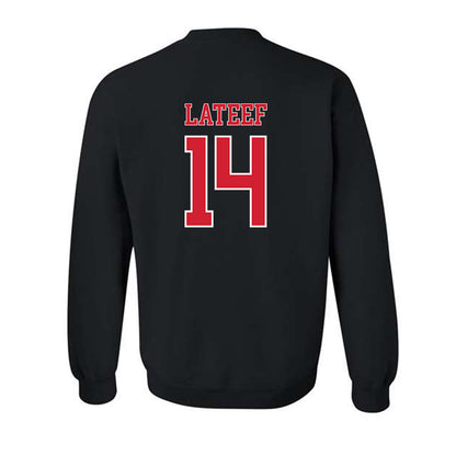 Nebraska - NCAA Football : TJ Lateef - Generic Shersey Crewneck Sweatshirt-1