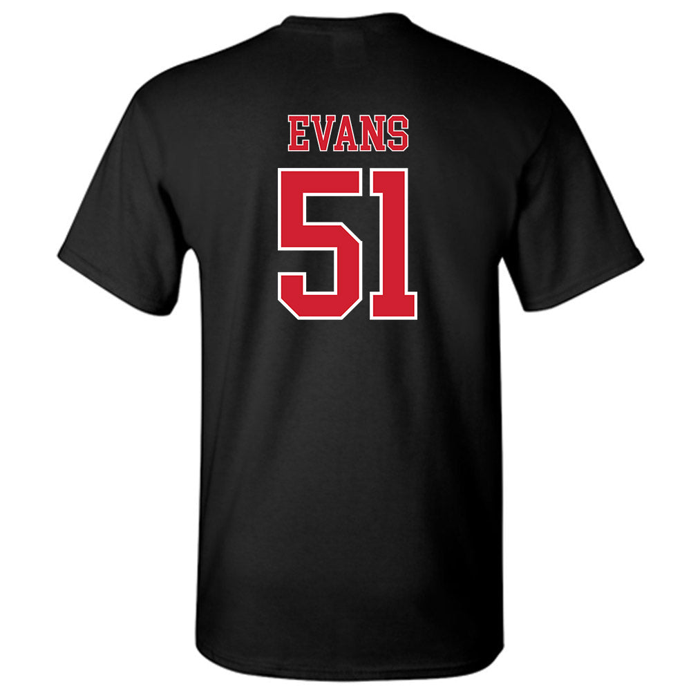 Nebraska - NCAA Football : Justin Evans - Generic Shersey T-Shirt-1