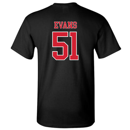 Nebraska - NCAA Football : Justin Evans - Generic Shersey T-Shirt-1