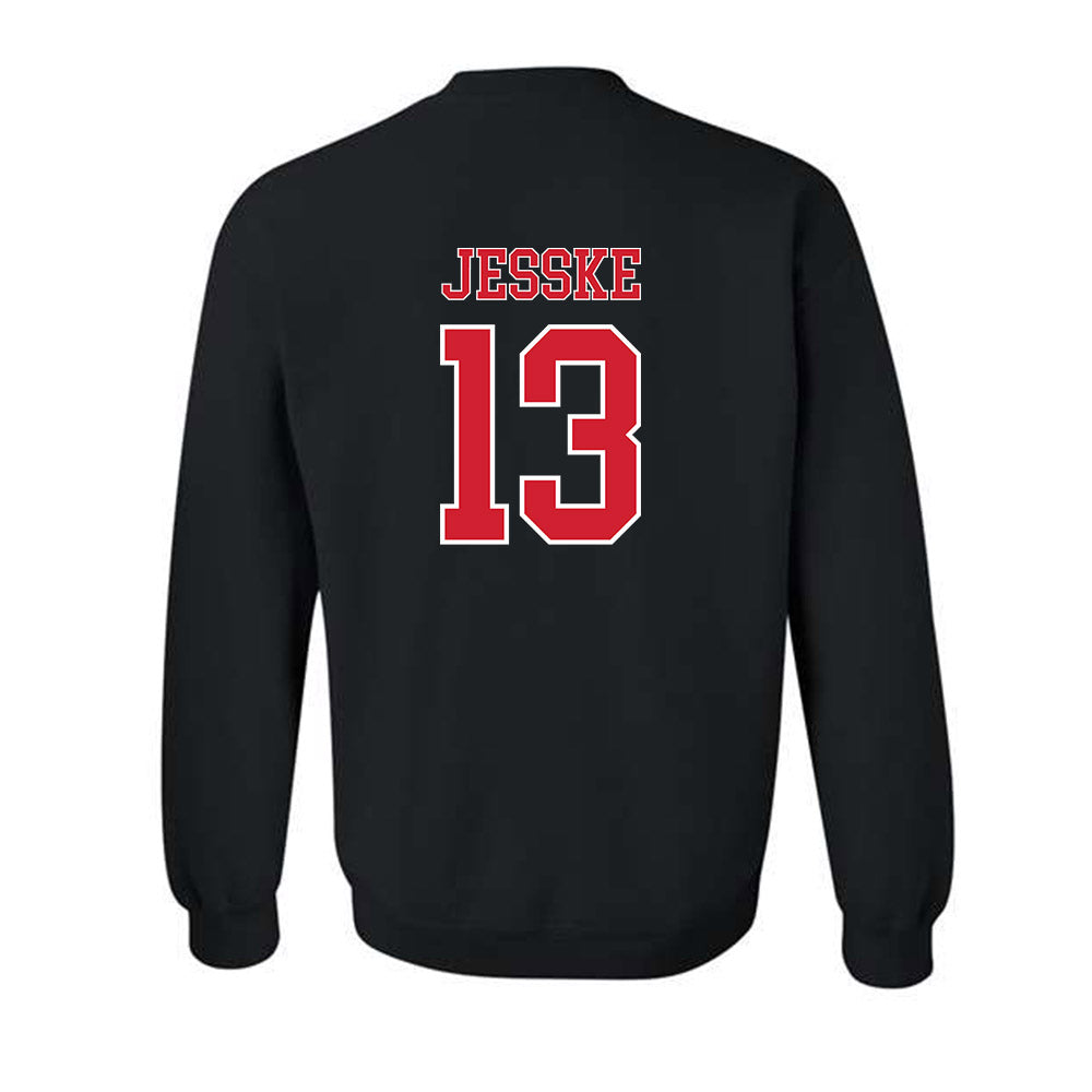 Nebraska - NCAA Baseball : Will Jesske - Generic Shersey Crewneck Sweatshirt-1