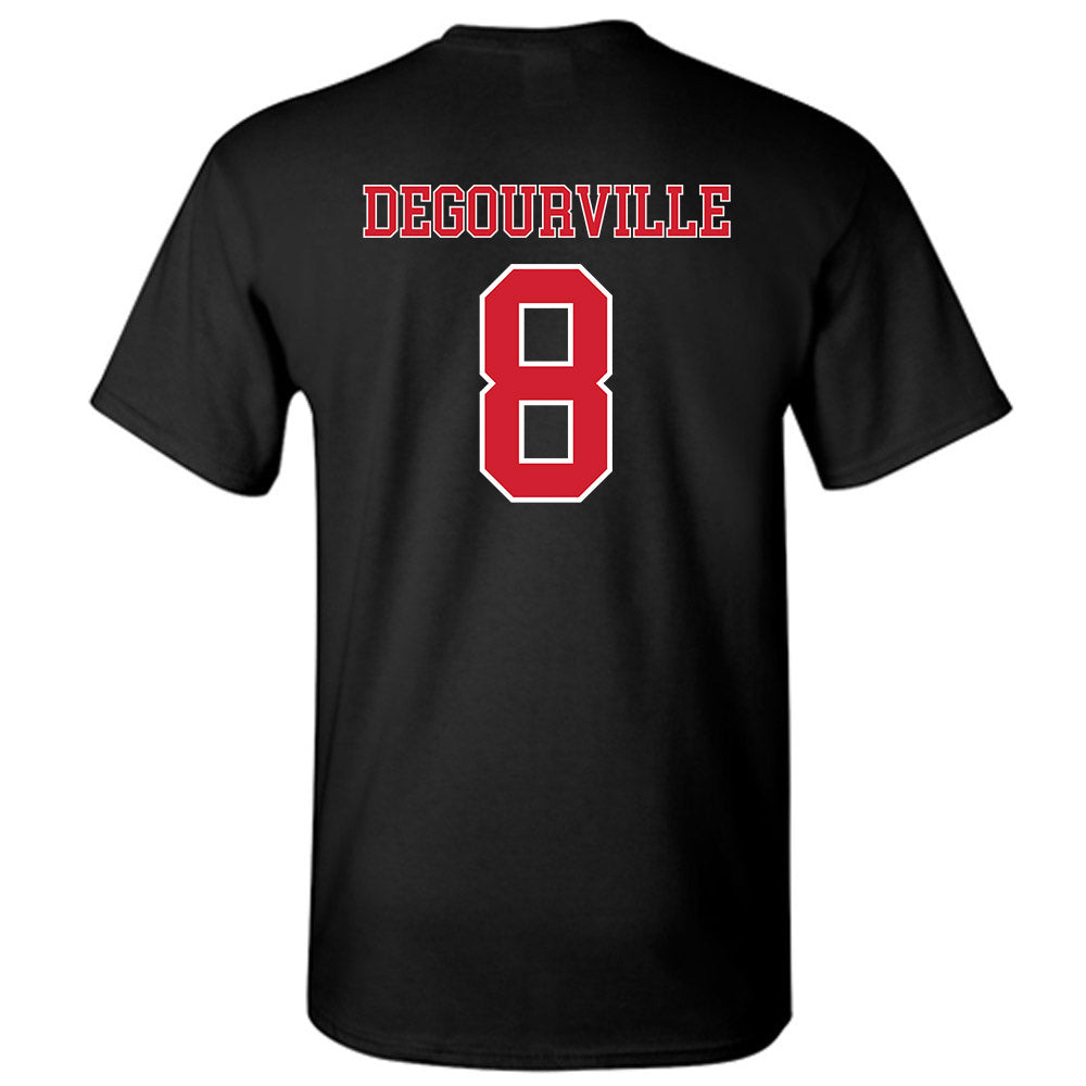 Nebraska - NCAA Men's Basketball : Taj Degourville - Generic Shersey T-Shirt-1