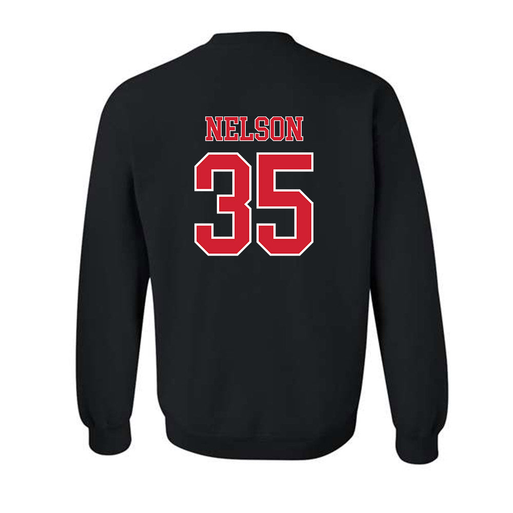 Nebraska - NCAA Football : Mekhi Nelson - Generic Shersey Crewneck Sweatshirt-1