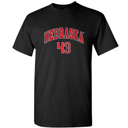 Nebraska - NCAA Baseball : Cooper Grace - Generic Shersey T-Shirt-0
