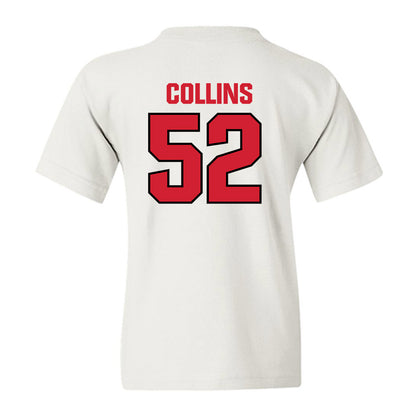 NC State - NCAA Football : David Collins - Classic Shersey Youth T-Shirt-1