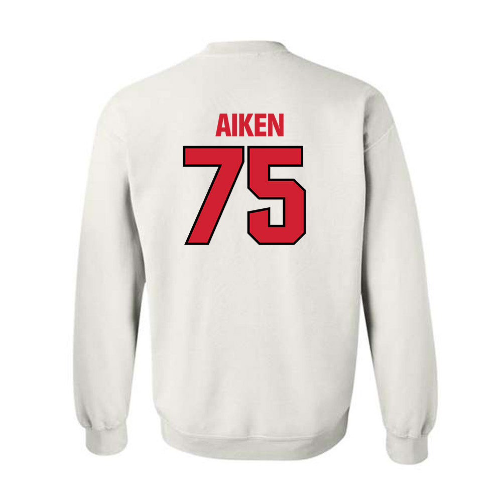 NC State - NCAA Football : Tre Aiken - Classic Shersey Crewneck Sweatshirt-1