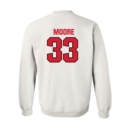 NC State - NCAA Football : Zykir Moore - Classic Shersey Crewneck Sweatshirt-1