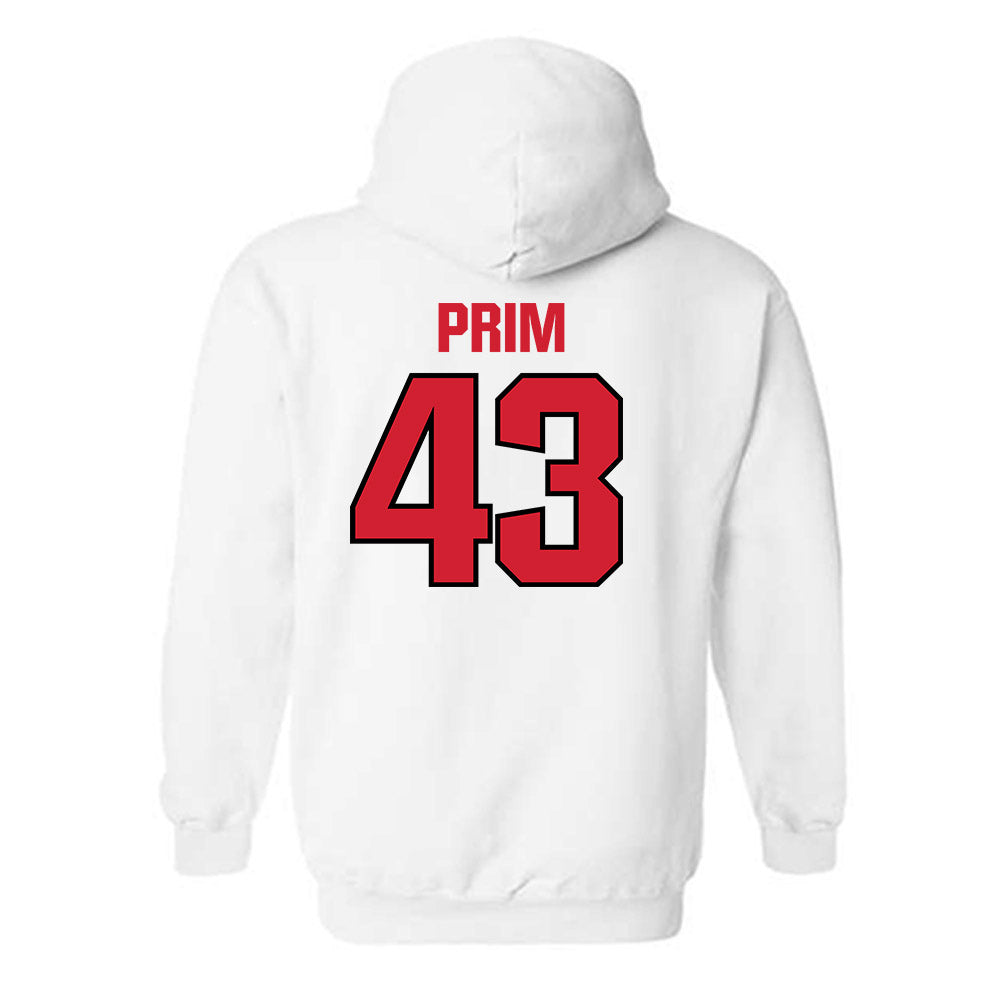 NC State - NCAA Football : AJ Prim - Classic Shersey Hooded Sweatshirt-1