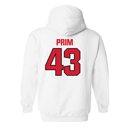 NC State - NCAA Football : AJ Prim - Classic Shersey Hooded Sweatshirt-1