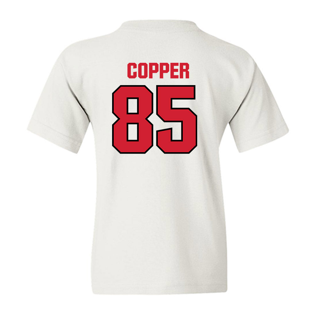 NC State - NCAA Football : Tyreek Copper - Classic Shersey Youth T-Shirt-1